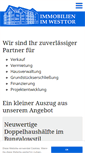 Mobile Screenshot of immobilien-im-westtor.de